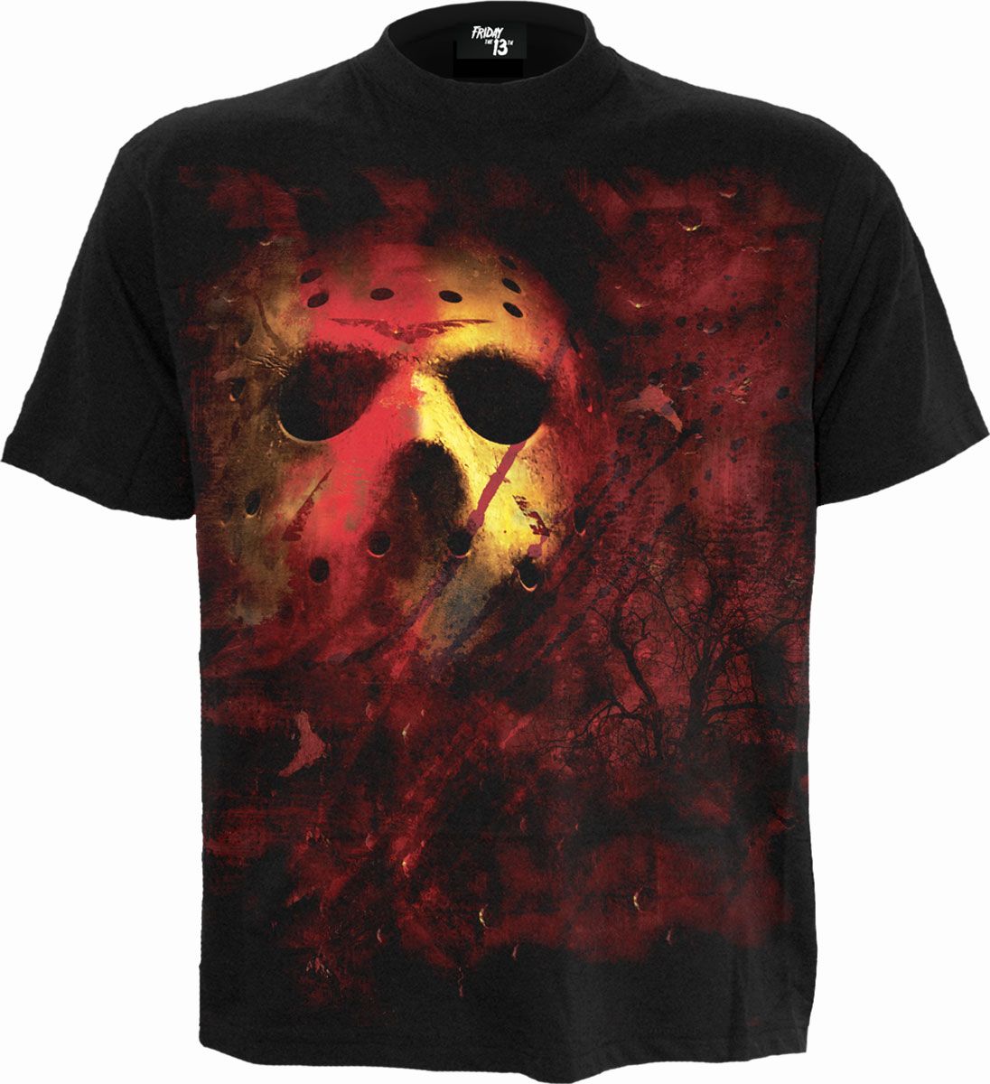 Spiral Friday The 13th - JASON LIVES Mens T-shirt - Black